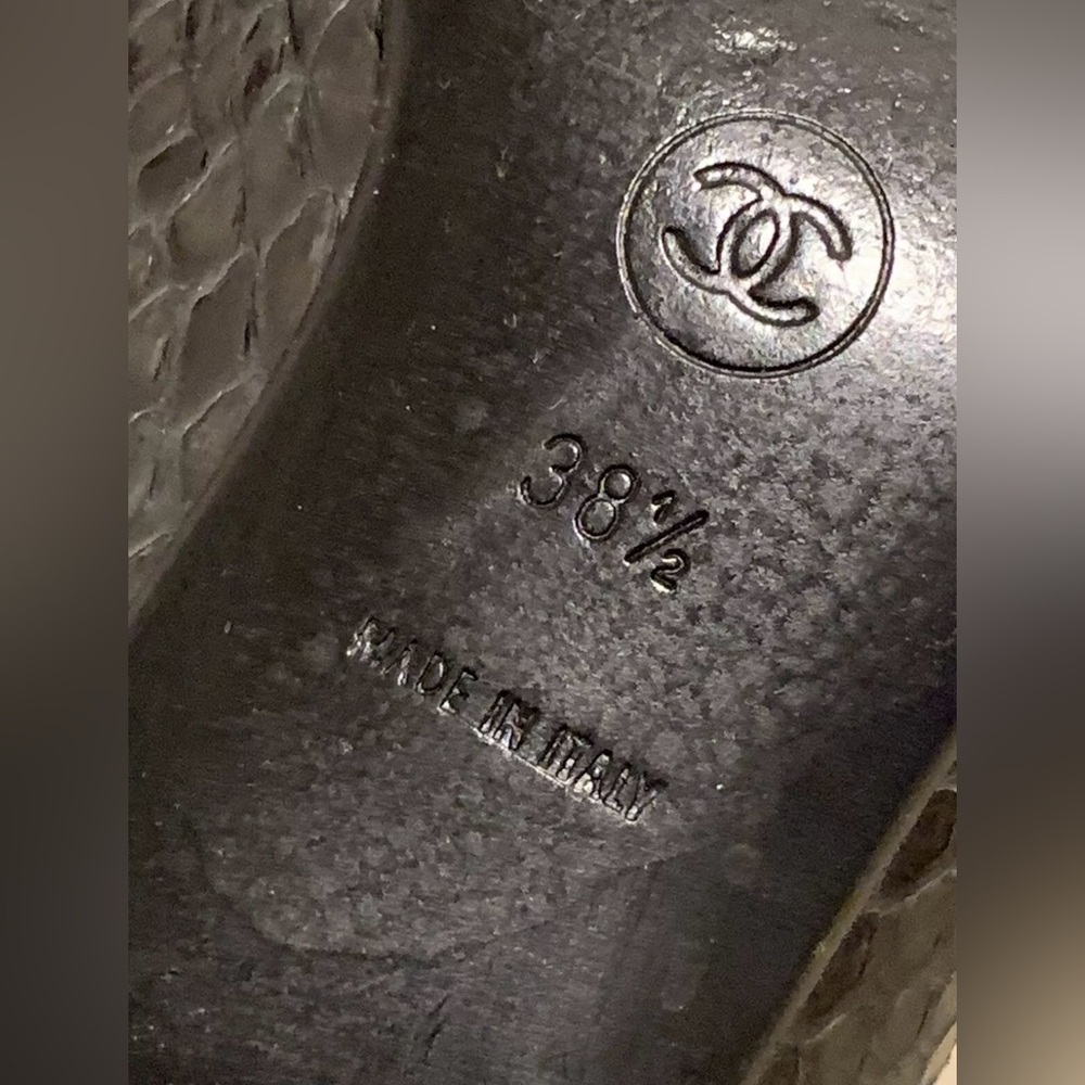 Chanel Python Pumps - image 3